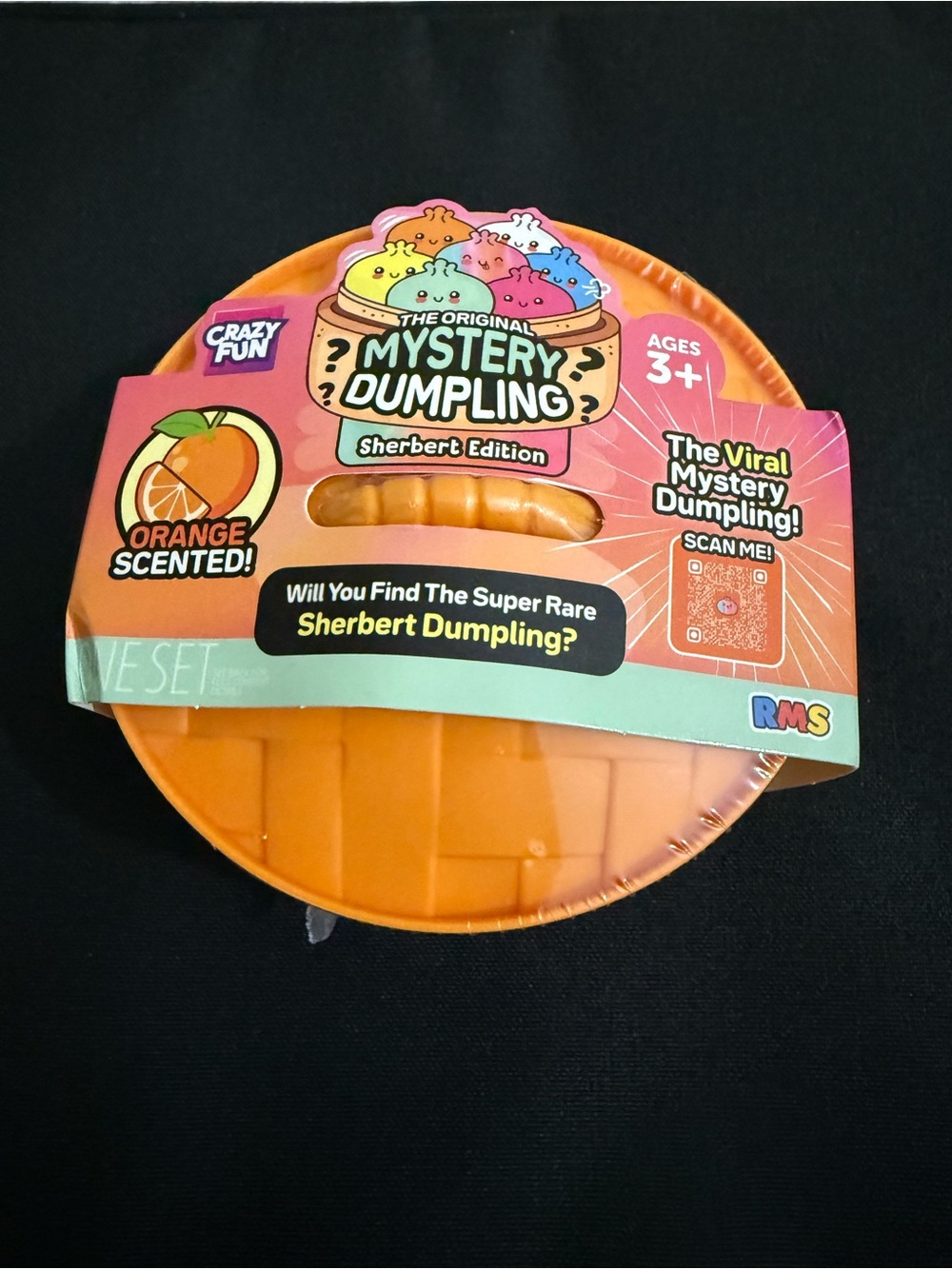 The Original Mystery Dumpling Sherbert Edition Orange Scented Surprise Toy